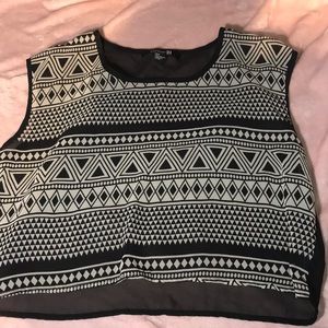 Forever 21 Flowy Crop Top